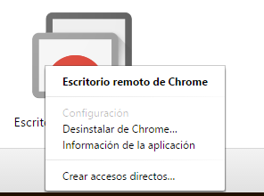 al escritorio