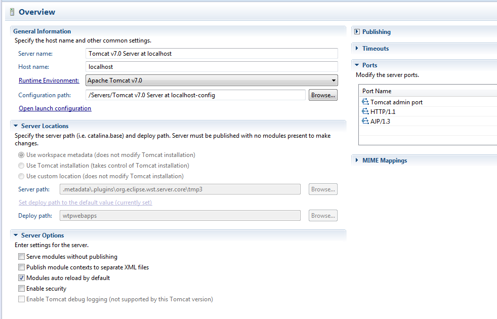 Debug con eclipse