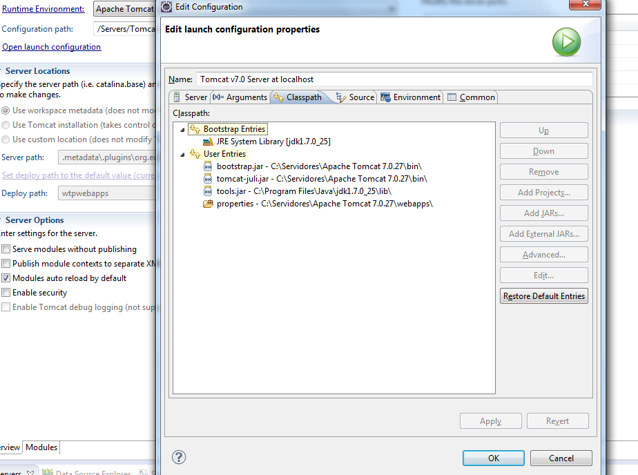Debug con eclipse